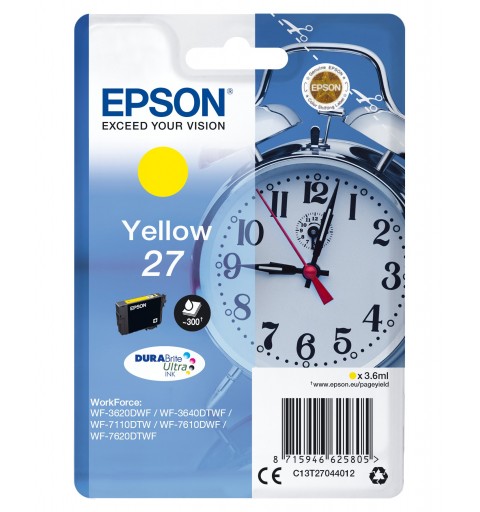 Epson Alarm clock Cartouche "Réveil" 27 - Encre DURABrite Ultra J