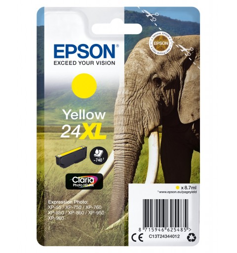 Epson Elephant Cartouche "Eléphant" - Encre Claria Photo HD J (XL)