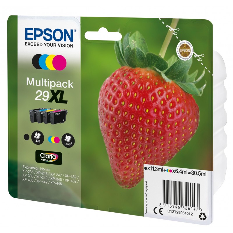 Epson Strawberry Multipack 4-colours 29XL Claria Home Ink