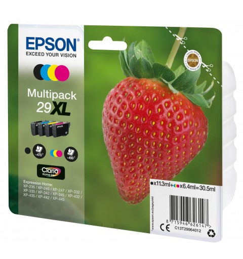 Epson Strawberry Multipack 4-colours 29XL Claria Home Ink