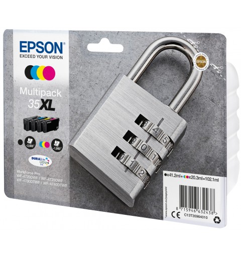 Epson Padlock Multipack 4-colours 35XL DURABrite Ultra Ink