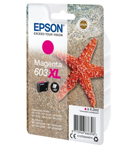 Epson Singlepack Magenta 603XL Ink