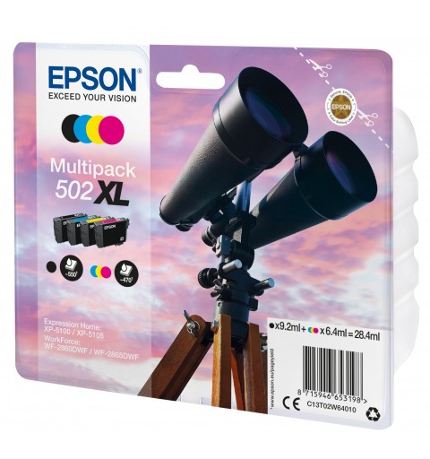 Epson Multipack 4-colours 502XL Ink