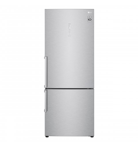 LG GBB569NSAGB fridge-freezer Freestanding 462 L D Stainless steel