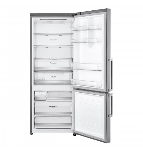 LG GBB569NSAGB fridge-freezer Freestanding 462 L D Stainless steel