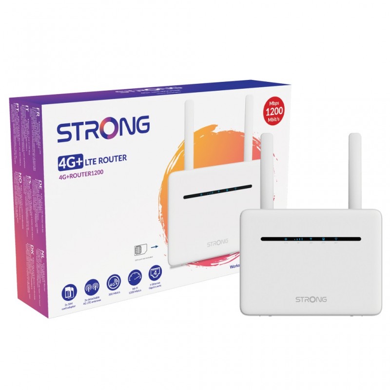 Strong 4G+ROUTER1200 router de telefonía puerta de enlace módem Router de red móvil