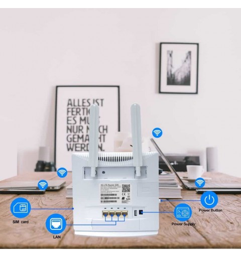 Strong 4GROUTER300V2 Mobiles Netzwerkgerät Router für Mobilfunknetz