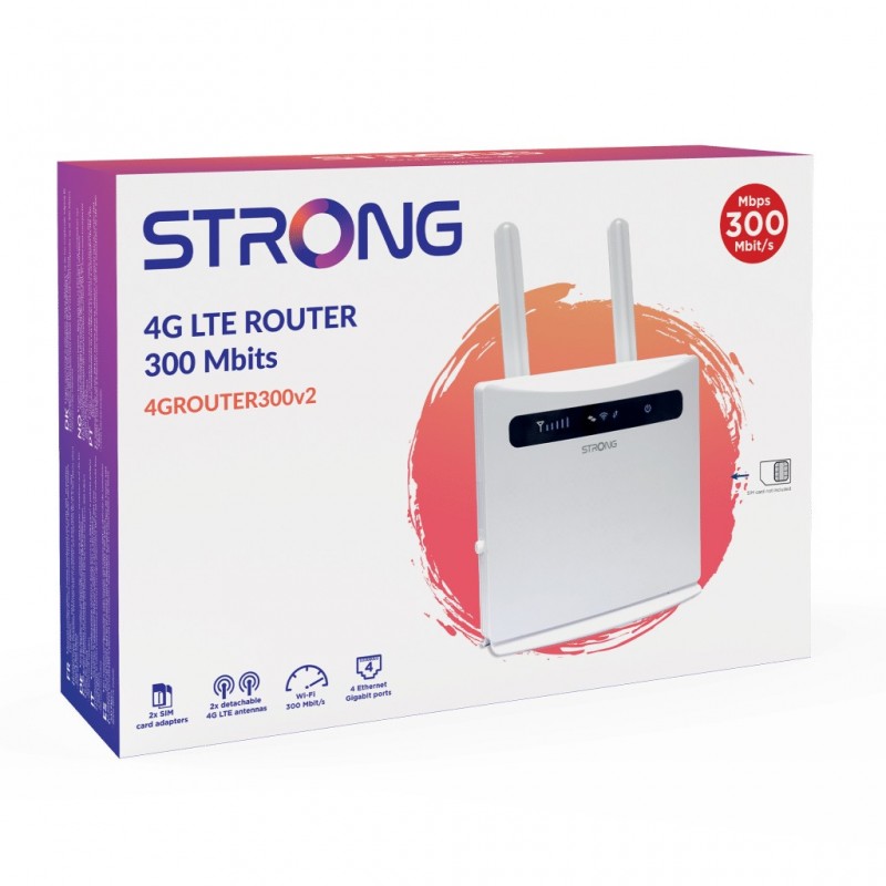 Strong 4GROUTER300V2 Mobiles Netzwerkgerät Router für Mobilfunknetz