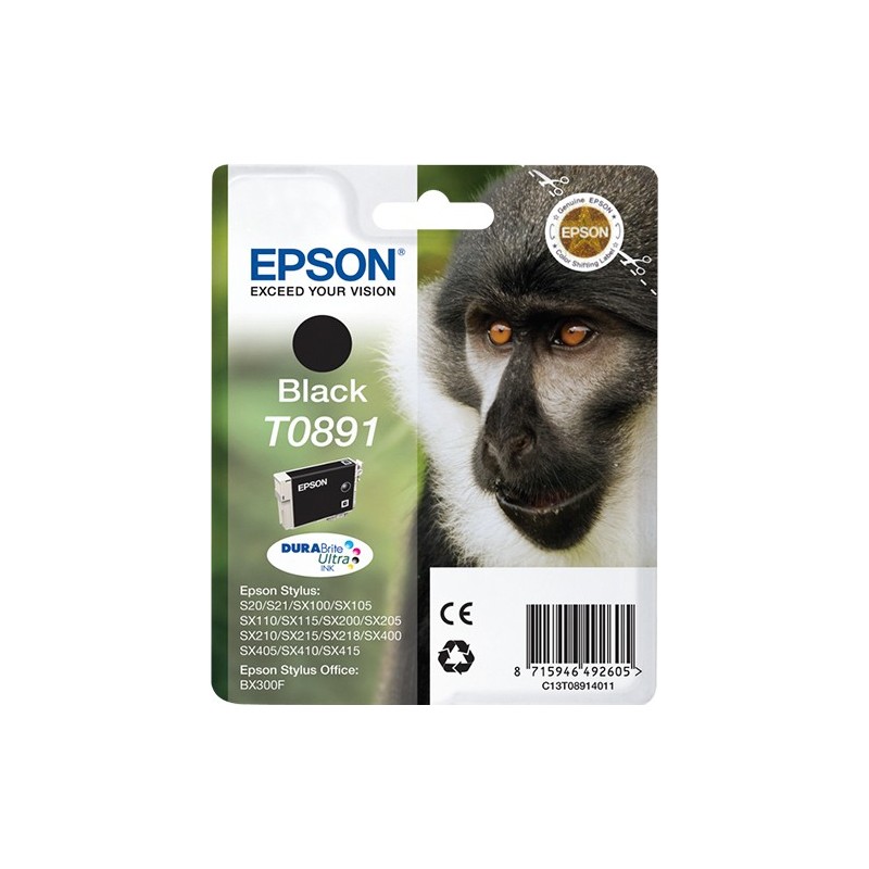 Epson Monkey Cartouche "Singe" - Encre DURABrite Ultra N