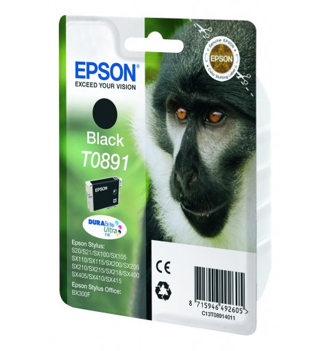 Epson Monkey Cartucho T0891 negro