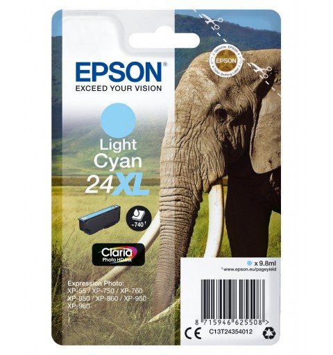 Epson Elephant Cartouche "Eléphant" - Encre Claria Photo HD Cc (XL)