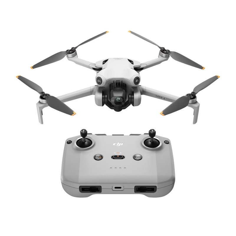 DJI Mini 4 Pro 4 Rotoren Quadrocopter 48 MP 3840 x 2160 Pixel 2590 mAh Schwarz, Weiß