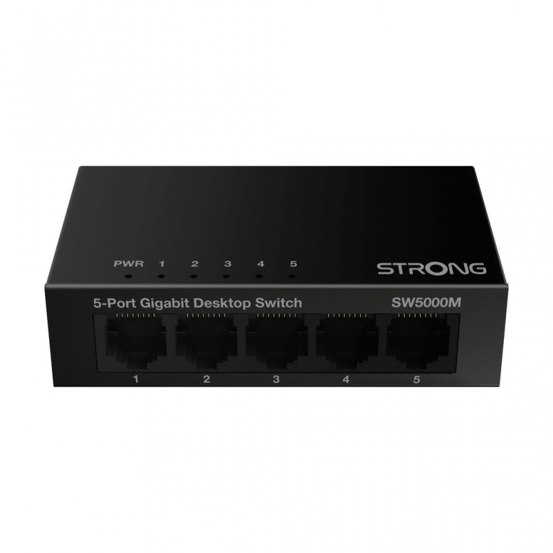 Strong SW5000M switch Gigabit Ethernet (10 100 1000) Negro