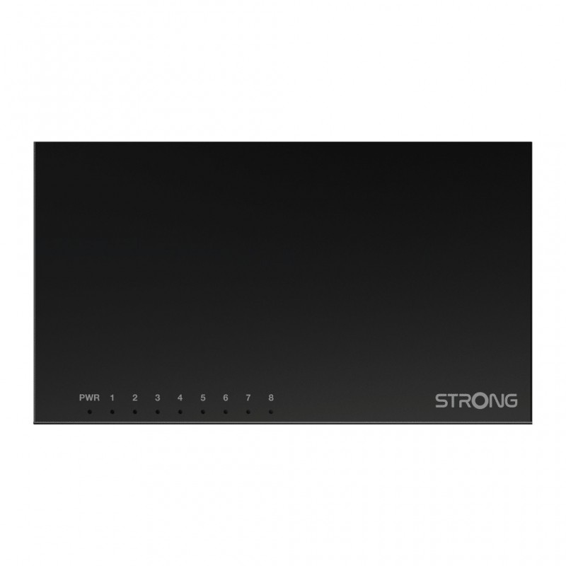 Strong SW8000M switch di rete Gigabit Ethernet (10 100 1000) Nero