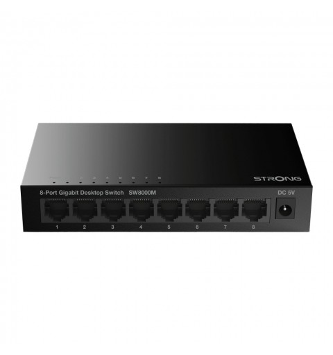 Strong SW8000M Netzwerk-Switch Gigabit Ethernet (10 100 1000) Schwarz