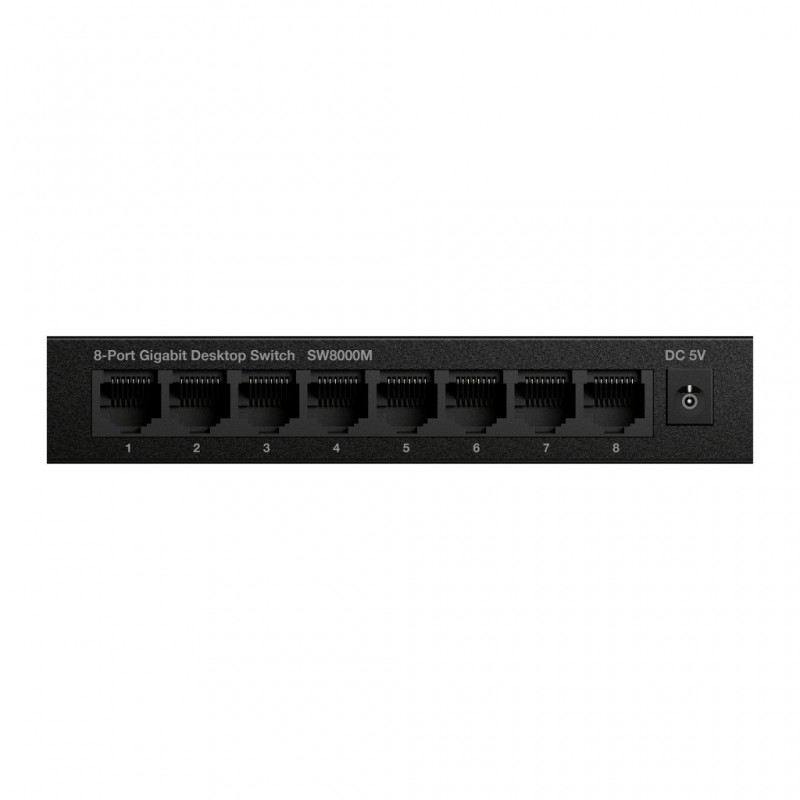 Strong SW8000M Netzwerk-Switch Gigabit Ethernet (10 100 1000) Schwarz