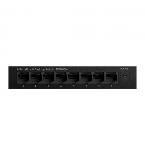 Strong SW8000M Netzwerk-Switch Gigabit Ethernet (10 100 1000) Schwarz