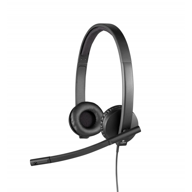 Logitech H570e Auriculares Alámbrico Diadema Oficina Centro de llamadas USB tipo A Negro