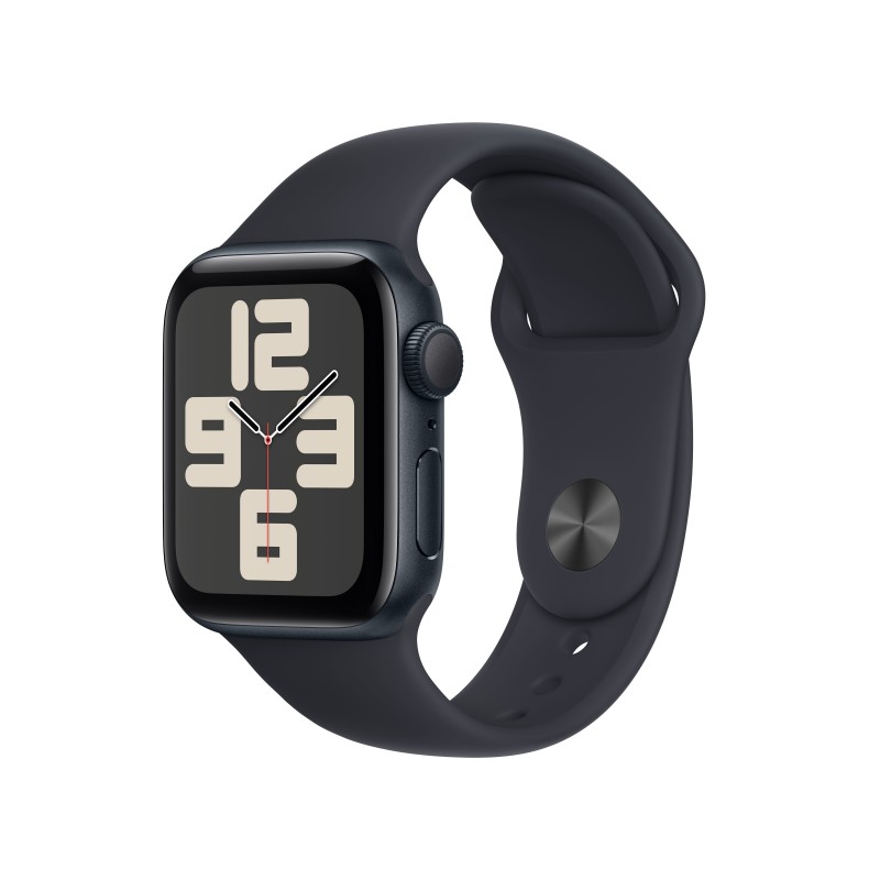 Apple Watch SE GPSCassa 40mm in Alluminio Mezzanotte con Cinturino Sport Mezzanotte - S M