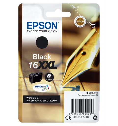 Epson Cartouche "Stylo à plume"16XXL - Encre DURABrite Ultra N