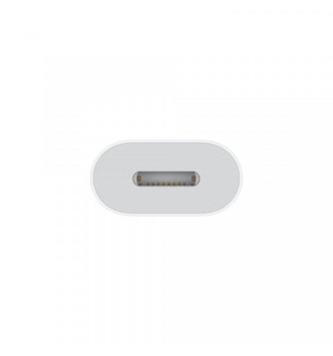 Apple MUQX3ZM A adattatore per inversione del genere dei cavi USB Type-C Lightning Bianco