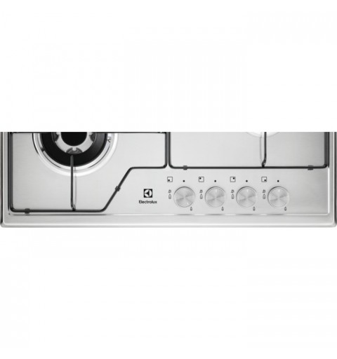 Electrolux KGS6434SX Acier inoxydable Intégré 59 cm Gaz 4 zone(s)