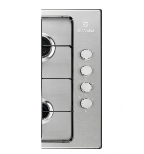 Electrolux KGS6404SX hobs Acero inoxidable Integrado 55 cm Encimera de gas 4 zona(s)