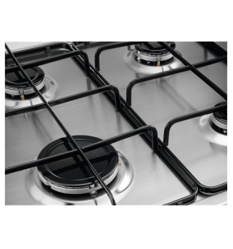 Electrolux KGS6404SX hobs Acero inoxidable Integrado 55 cm Encimera de gas 4 zona(s)