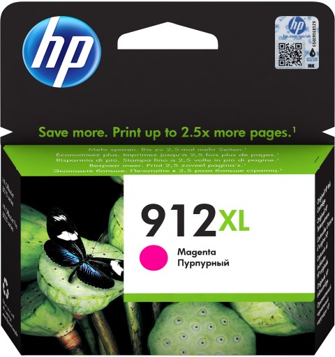 HP 912XL Magenta Original Druckerpatrone mit hoher Reichweite