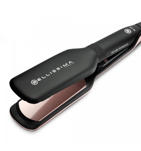 Bellissima 11878 hair styling tool Straightening iron Warm Black, Rose 67 W 1.8 m