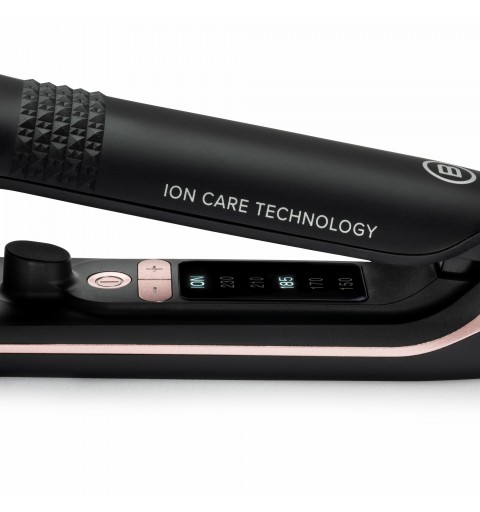 Bellissima 11878 hair styling tool Straightening iron Warm Black, Rose 67 W 1.8 m