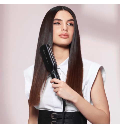 Bellissima 11878 Utensilio de peinado Plancha de pelo Caliente Negro, Rosa 67 W 1,8 m