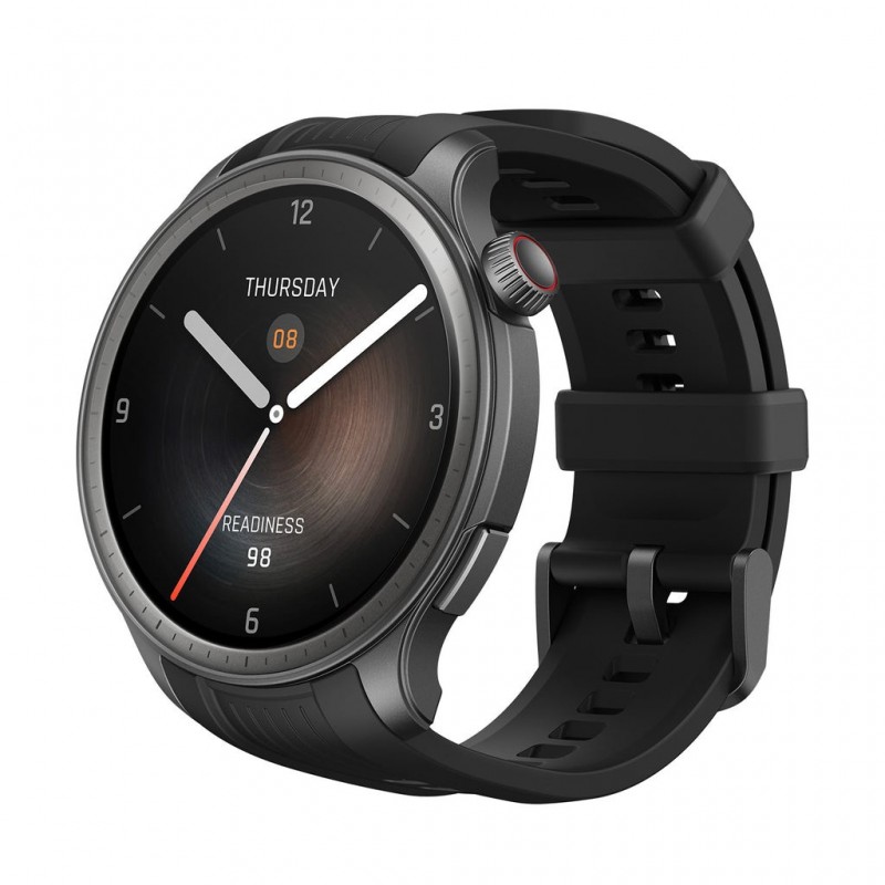 Amazfit Balance 3,81 cm (1.5") AMOLED 46 mm Digital 480 x 480 Pixel Touchscreen Schwarz WLAN GPS