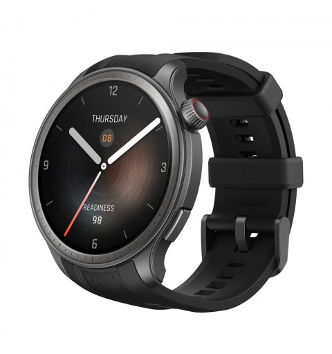 Amazfit Balance 3,81 cm (1.5") AMOLED 46 mm Digital 480 x 480 Pixel Touchscreen Schwarz WLAN GPS