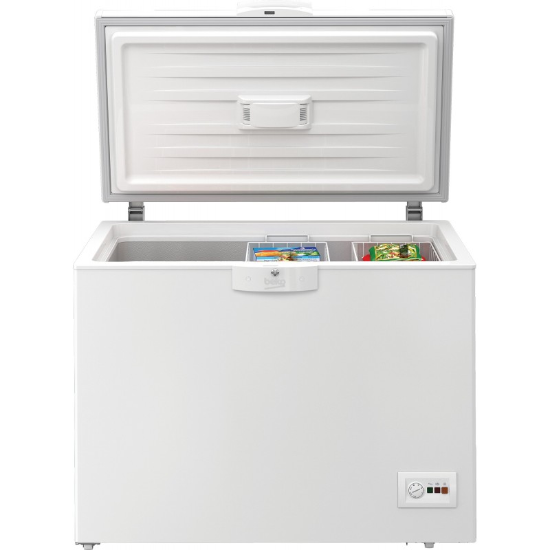 Beko HSM29540 congelador Arcón congelador Independiente 298 L E Blanco