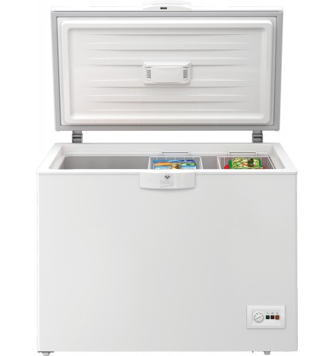 Beko HSM29540 congelador Arcón congelador Independiente 298 L E Blanco