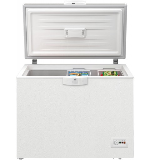 Beko HSM29540 congelador Arcón congelador Independiente 298 L E Blanco