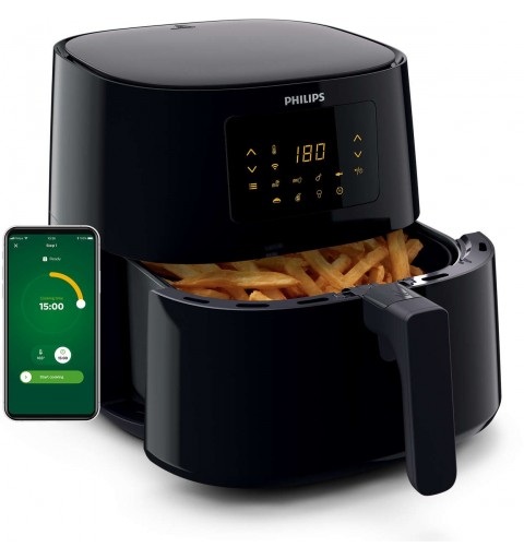 Philips Essential Airfryer XL, technologie Rapid Air, 1,2 kg, 6,2 l, noir