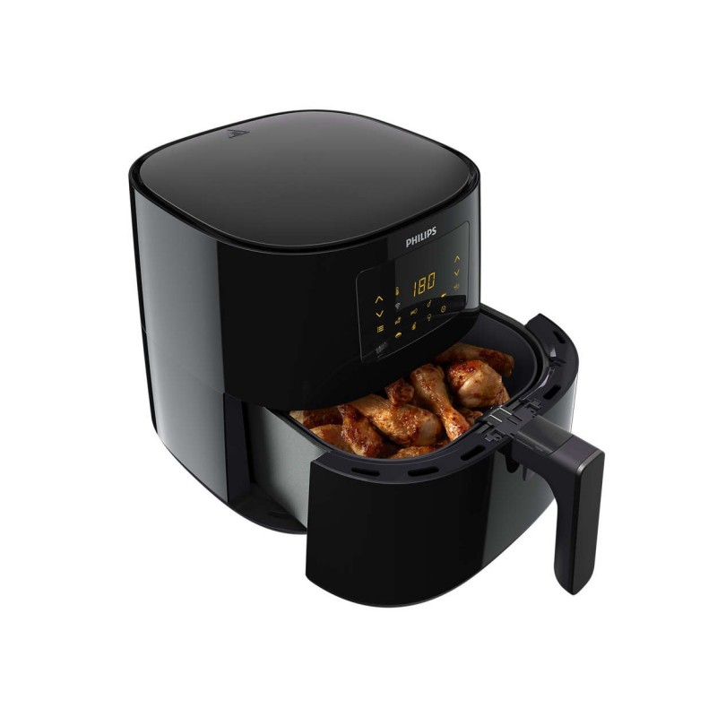 Philips Essential Airfryer XL, technologie Rapid Air, 1,2 kg, 6,2 l, noir