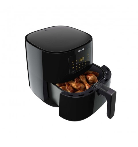 Philips Essential Airfryer XL, technologie Rapid Air, 1,2 kg, 6,2 l, noir