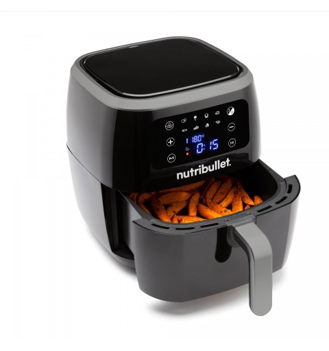 NutriBullet XXL Digital Air Fryer Sencillo 7 L Independiente 1800 W Freidora de aire caliente Negro