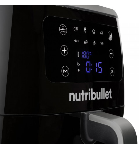 NutriBullet XXL Digital Air Fryer Sencillo 7 L Independiente 1800 W Freidora de aire caliente Negro