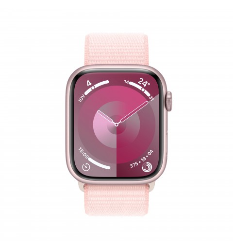 Apple Watch Series 9 45 mm Numérique 396 x 484 pixels Écran tactile Rose Wifi GPS (satellite)