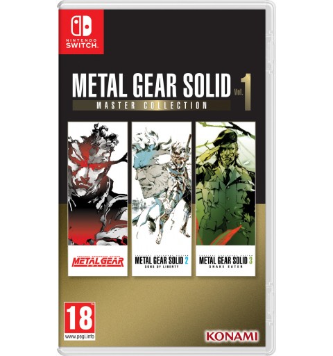 Konami Metal Gear Solid Master Collection Vol. 1 Colección Inglés, Japonés Nintendo Switch