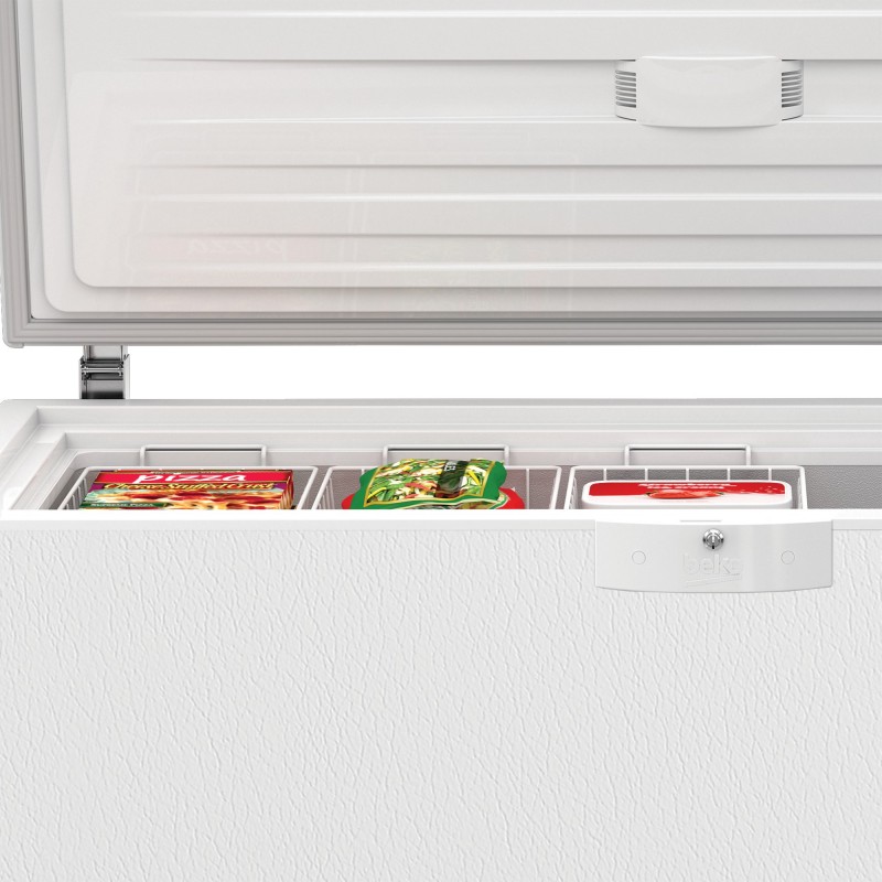 Beko HSM37540 congélateur Congélateur coffre Pose libre 360 L E Blanc