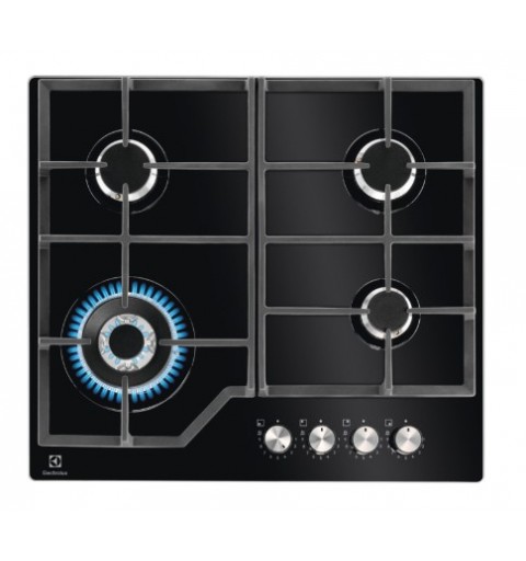 Electrolux KGG64362K plaque Noir Intégré Gaz 4 zone(s)