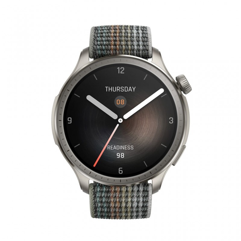 Amazfit Balance 3.81 cm (1.5") AMOLED 46 mm Digital 480 x 480 pixels Touchscreen Grey Wi-Fi GPS (satellite)