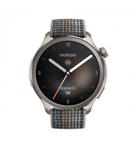 Amazfit Balance 3.81 cm (1.5") AMOLED 46 mm Digital 480 x 480 pixels Touchscreen Grey Wi-Fi GPS (satellite)