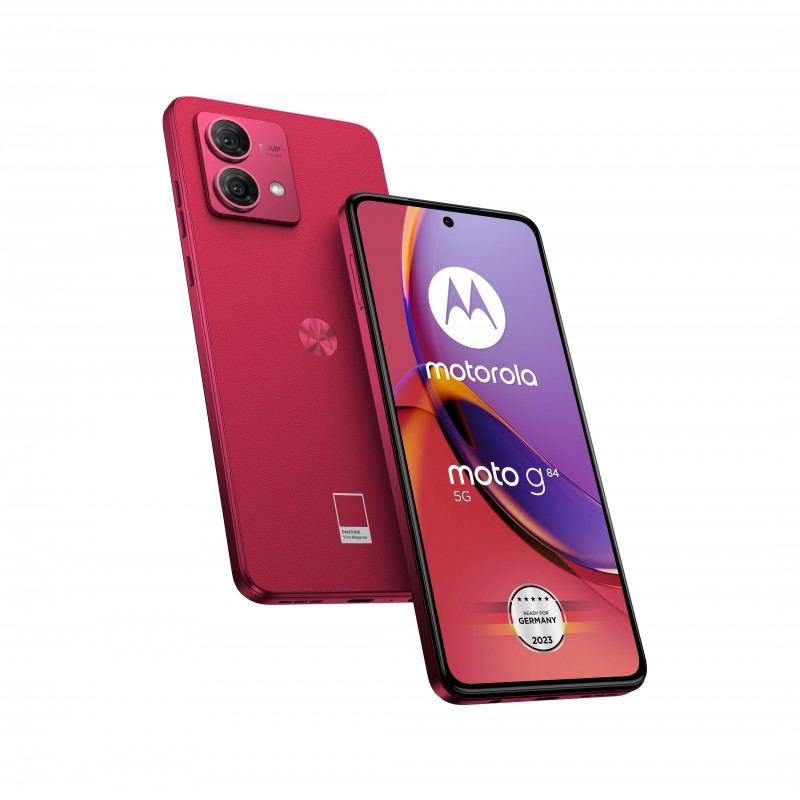 Motorola Moto G Moto G84 16,6 cm (6.55") Dual-SIM Android 13 5G USB Typ-C 12 GB 256 GB 5000 mAh Magenta