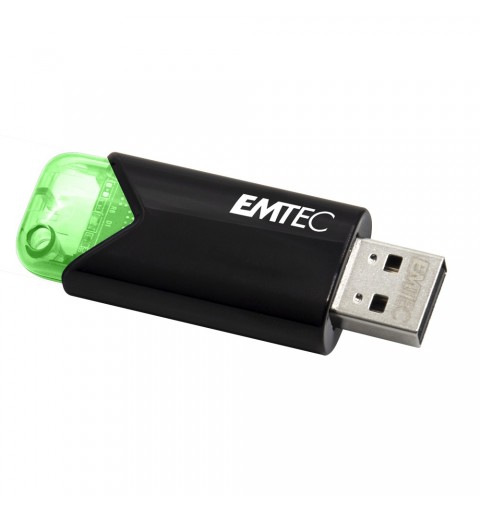 Emtec Click Easy lecteur USB flash 64 Go USB Type-A 3.2 Gen 1 (3.1 Gen 1) Noir, Vert